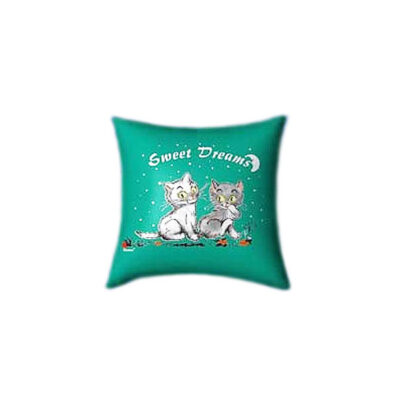 Sweet Dreams with Kitties Glow In The Dark Pillow