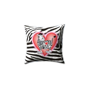 Love In Black And White Glow In The Dark Pillow