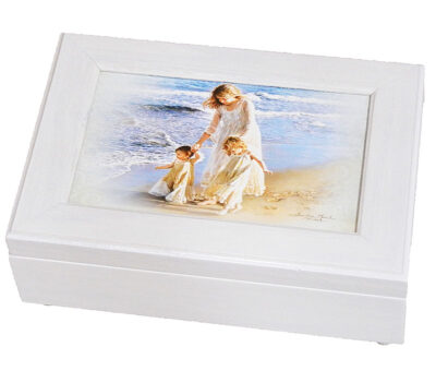 Walk Along The Beach Musical Jewelry Box