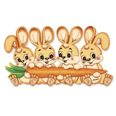 Bunny Family Wall Decor