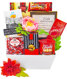 25-th Anniversary Gift Basket