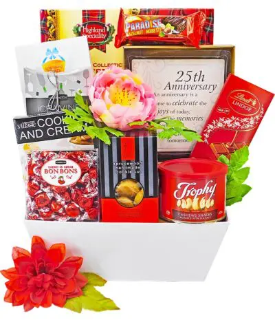 25-th Anniversary Gift Basket