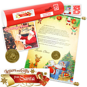 Letters and Gifts From Santa - Nice List Certificates, Scrolls from Santa, Santa Claus Day, Pre-Christmas and Christmas Packages, and much more!
