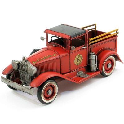 Red Metal Fire Engine - Vintage Collectable Gifts for Men
